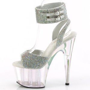 Platform Rhinestone High Heel Shoes